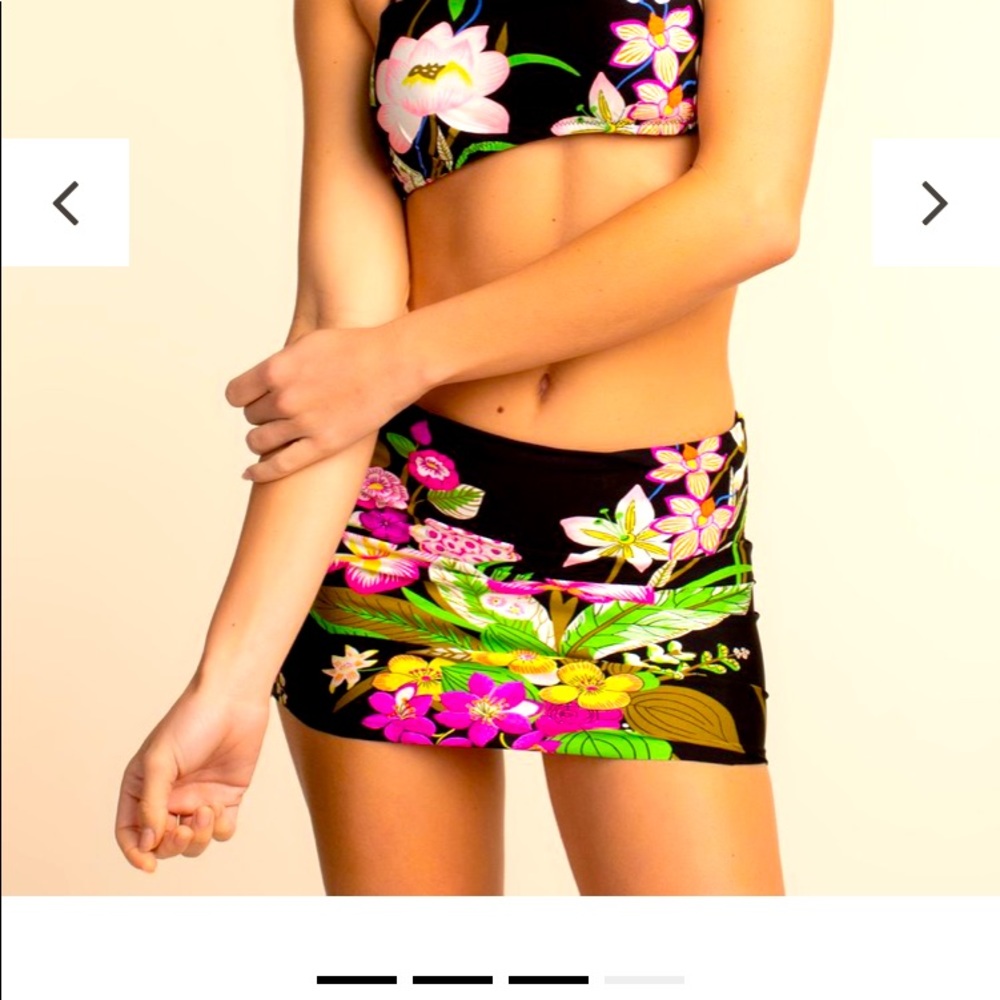 Trina Turk Convertible High-waist Bikini Bottoms
